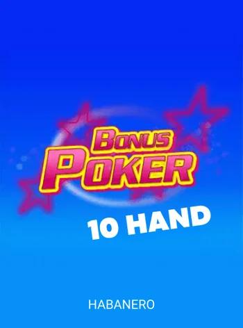 Bonus Poker 10 Hand spelskärm